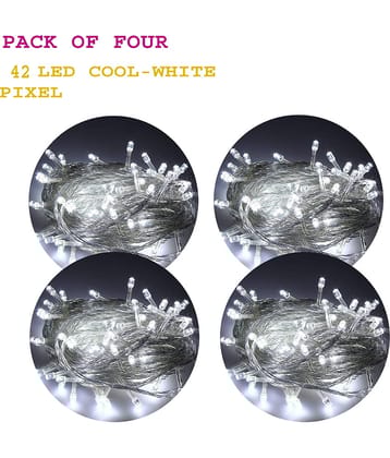 MIRADH - White 10Mtr String Light ( Pack of 4 )