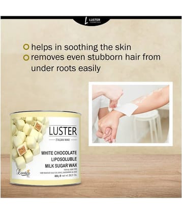 Luster White Chocolate Hot Wax (Liposoluble Milk Sugar) 800 g