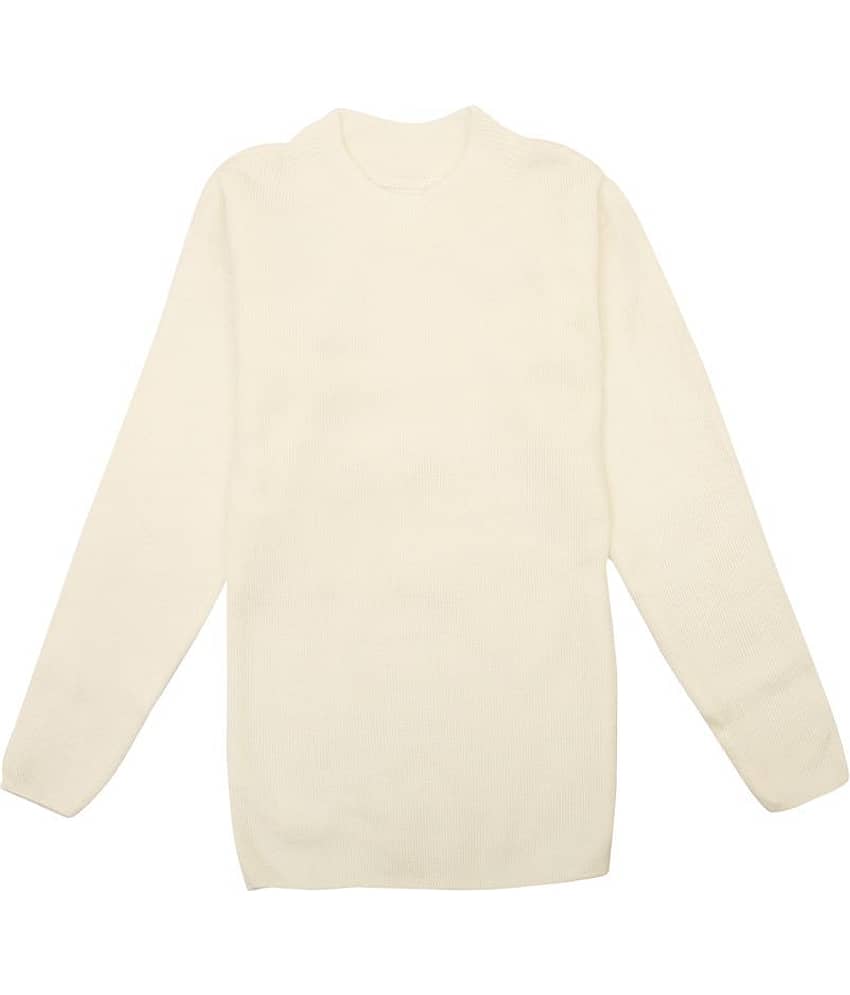 NEUVIN Single Girls Wollen Pullover ( Off White )