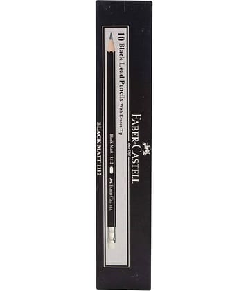 Faber Castell Matt 1112 Pencil (Black) - Pack of 50