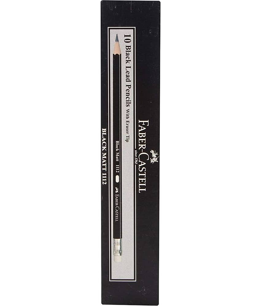 Faber Castell Matt 1112 Pencil (Black) - Pack of 50