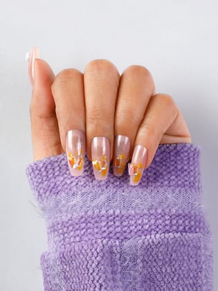 The Crystalized Press-On Nails - Soft Pink-Nails