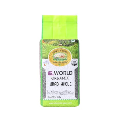 Elworld Agro & Organic Food Products Urad Whole 1Kg Elworld Agro & Organic Food Products Urad Whole 1Kg