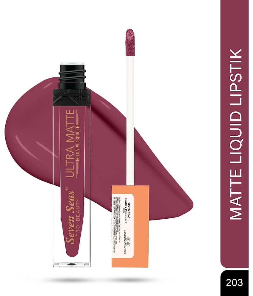 Seven Seas Ultra Matte BOLD,VIVID,SMOOTH The Luxurious Smooth Lipcolor Liquid Lipstick(Rose 2)