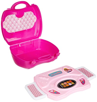 Makeup Set for Girls | Lightweight Portable Plastic Suitcase Kit | Ideal for 3+ Years Kids | Non-Toxic | Kid-Friendly | Pink...