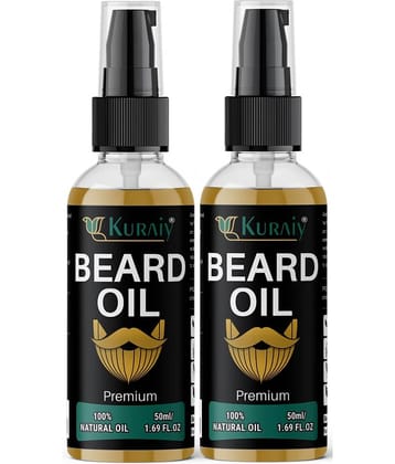 KURAIY Beard Growth Oil for Men For Better Beard Growth With Thicker Beard (50 ml)