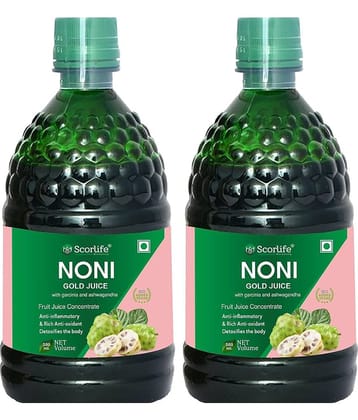 SCORLIFE MARKETING NONI GOLD Fruit Juice 500 gm Pack of 2