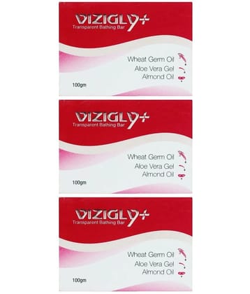 Vizigly Plus - Beauty Soap for Dry Skin ( Pack of 3 )