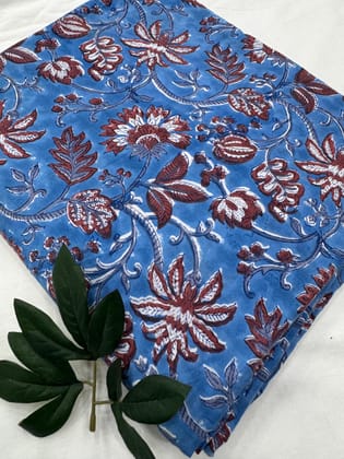 Traditional Block Print Fabric-2.5 mtr