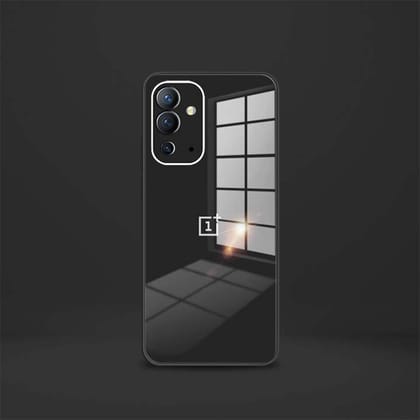 OnePlus 9RT Aqua Square Tempered Glass Case-Black