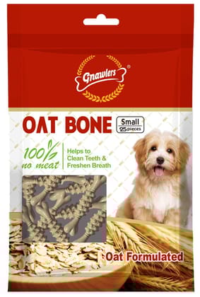 Gnawlers Oat Bone 25 Pieces 225gm