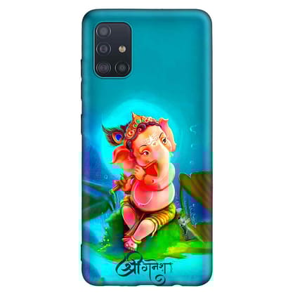 Shree Vinayaka Samsung A51 Premium Embossed Mobile cover