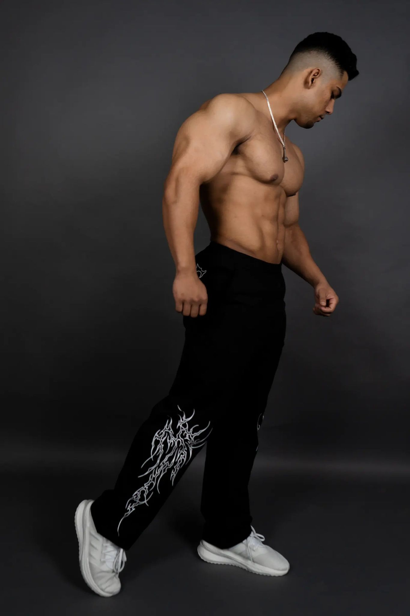 SHADOW WING COUTURE SWEATS (BLACK)-XS