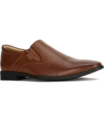 Bata Tan Men's Slip On Formal Shoes