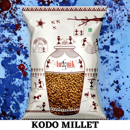 Fudonik Unpolished Kodo Millet Grain (Kodra/Varagu) | Whole Grain Rice Substitute | Diabetic Friendly | High Fiber