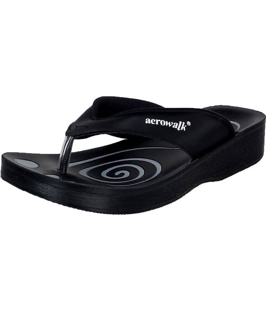 Aerowalk Black Women's Flats