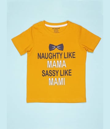 Be Awara Pack of 3 Boys Cotton T-Shirt ( Yellow )