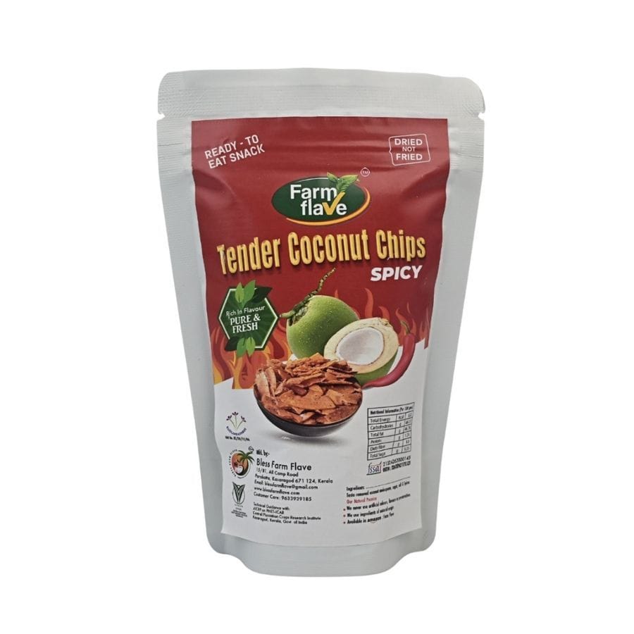 TENDER COCONUT CHIPS SPICY - 50 gm