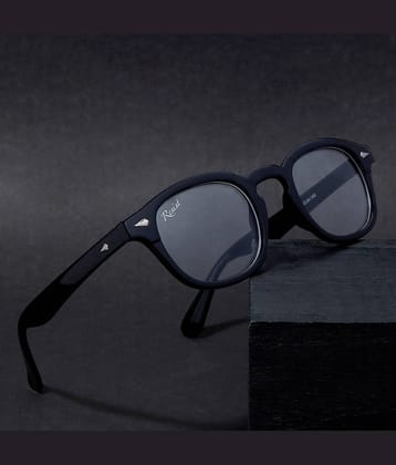 RESIST EYEWEAR Black Oval Sunglasses ( Pack of 1 )