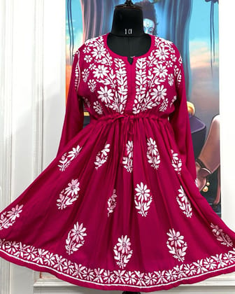 Modal gown style short kurti