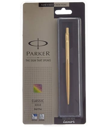 Parker Classic Gold GT Ball Pen, Pack Of 3