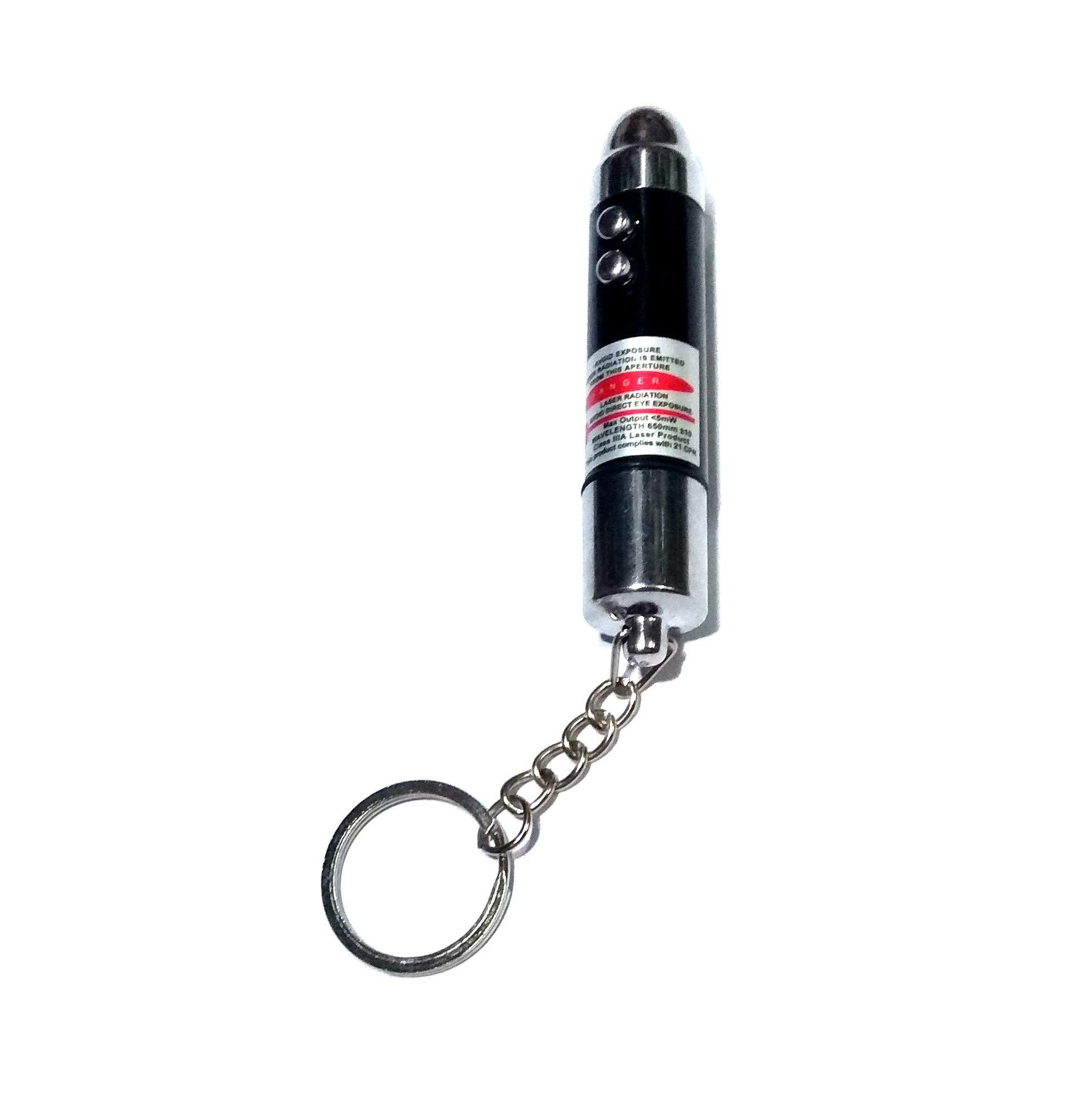Nawani Electric Shock Laser Light Keychain Prank Gag.