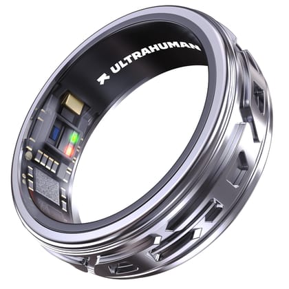ULTRAHUMAN Diesel Ring I Fashion of The Future | Industrial Design Meets Performance I Size First | Smart Ring Activity Tracker for Men & Women | Actionable Health Insights | (Cryo, 10) ULTRAHUMAN Diesel Ring I Fashion of The Future | Industrial Design M