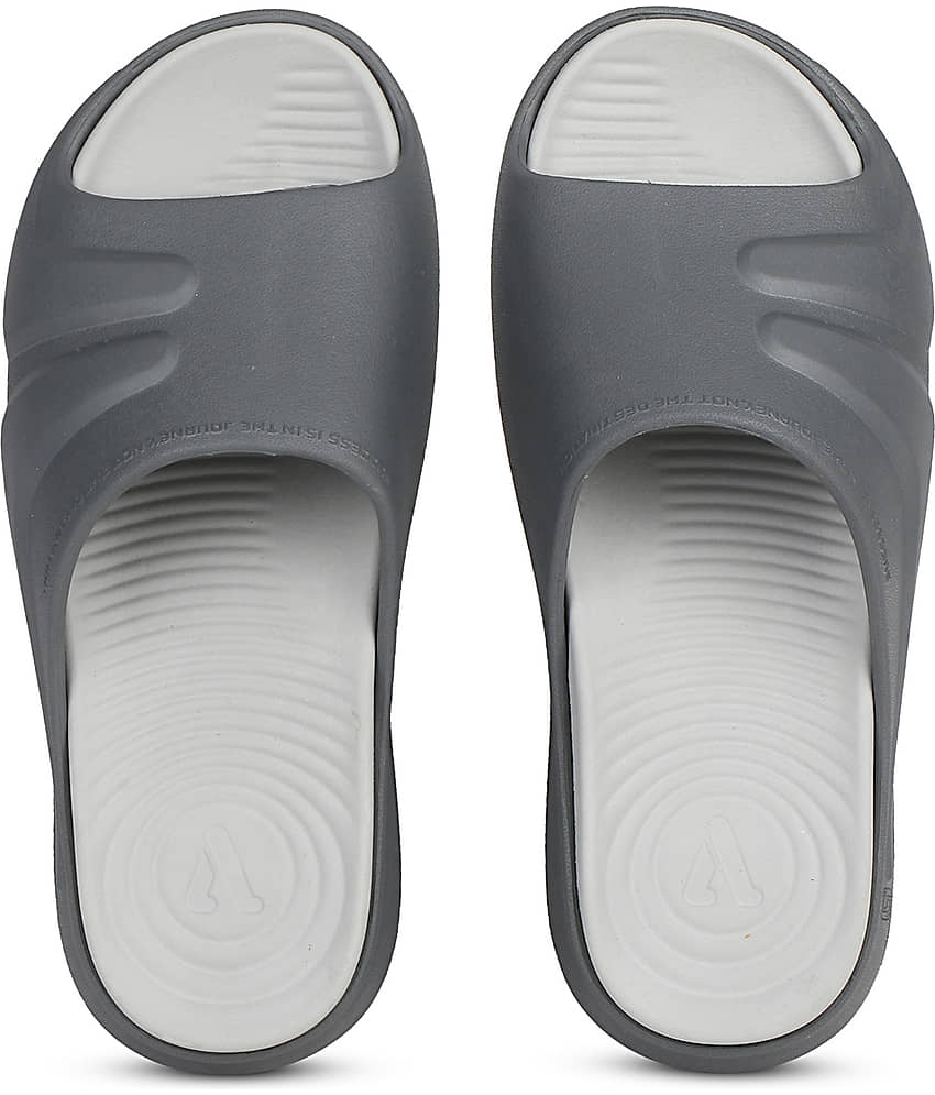 Aqualite Dark Grey Men's Slide Flip Flop