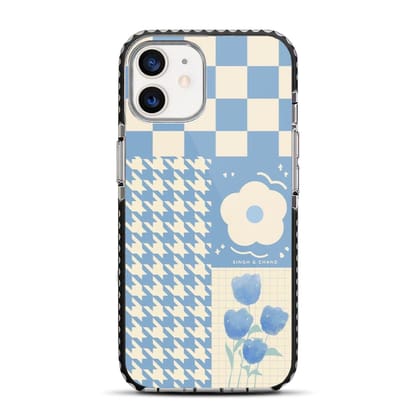 Blue Floral Dream 1.0 iPhone 12 Mini Stride Phone Case-Stride