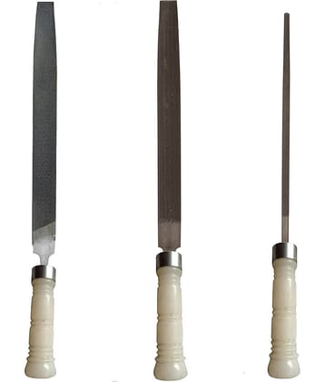 Amb File Set of 3 Flat, Half Round, Round 12 Inches