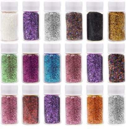 Elecsera 18 Color Glitter Shimmer Eye shadow Powder Pack 72 g (Multicolor) - Makeup - Sets and Kits | Buy online on ZillyBuy