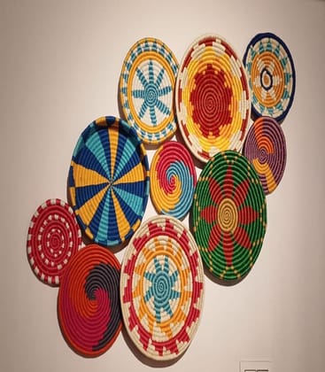 Earth Essence Sabai Grass Wall Plate Combo Set