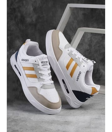 ASIAN BOSTON-02 White Men's Sneakers