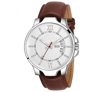 Griffin Mens Analog Watch | Premium PU Leather Strap & Elegant Classic Design