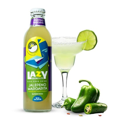 Lazy Cocktails Jalapeno Margarita Pack of 6 (250ml each)