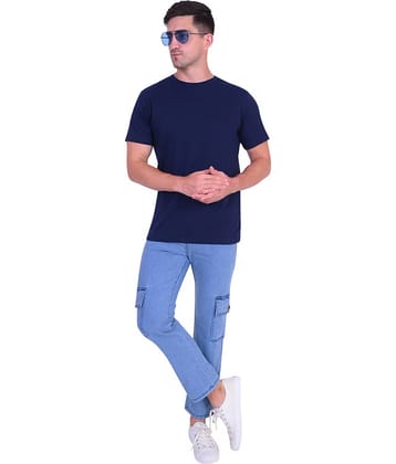LONDON HILLS Regular Fit Washed Men's Jeans - Blue ( Pack of 1 )