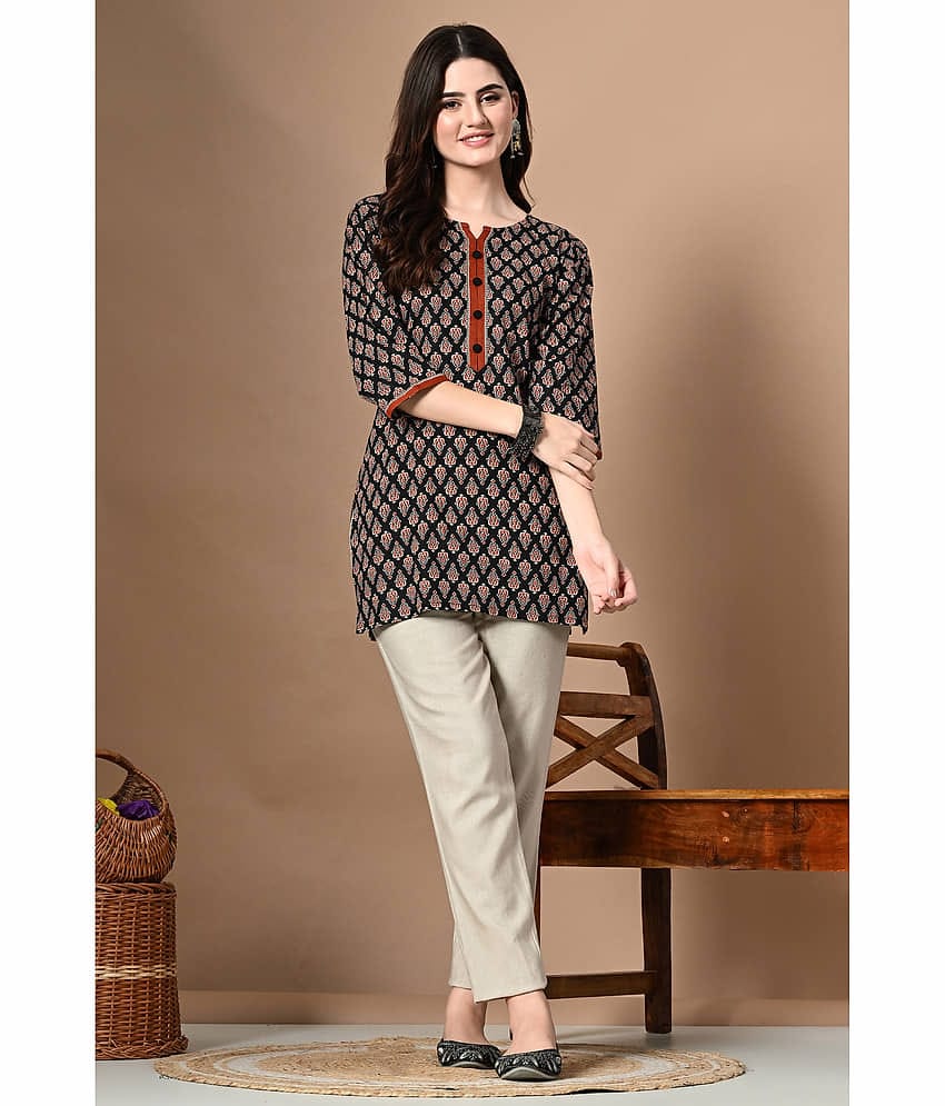 Cotton Short Kurti For Women (Pack of 1)