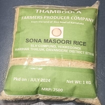 Sona Mansoori Rice - 1 kg