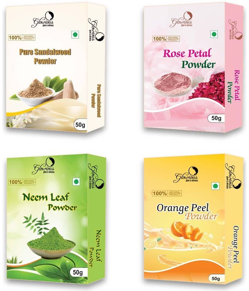 glowious - Skin Toning Face Pack for Normal Skin ( Pack of 4 )