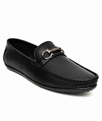 Latest Trendy Loafers, Casual Slip-On Daily Wear Shoes, Driving Shoes for Men's and Boys Color - Black, Size - 7