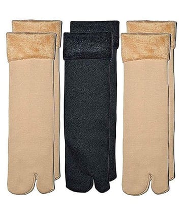 TOTAL HEALTH - Multicolor Cotton Blend Women's Ankle Length Socks ( Pack of 3 ) - None