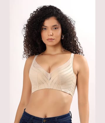 PARKHA Pack of 1 Polyester Heavily Padded Push Up Bra For Women ( Beige )