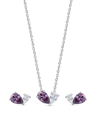 Purple Toi Et Moi Jewellery Set