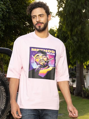 Method Pink Oversize Drop shoulder Tee by Gavin Paris-S / Pink