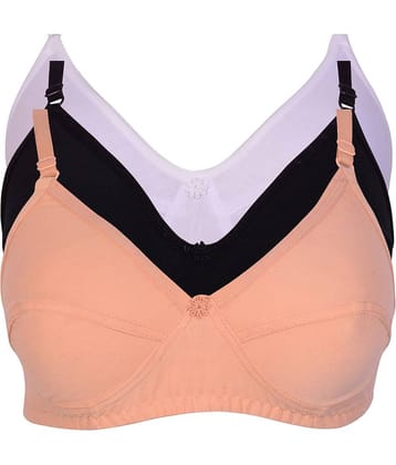 Kiran Enterprises Cotton Minimizer Bra - Black