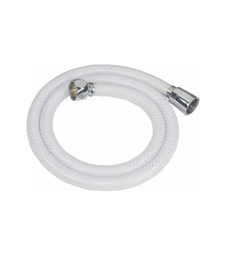 PVC Flexible Connection Pipe White for Hand Shower and Health Faucet 40
