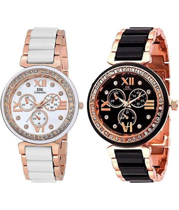 IIK Collection  Combo of Analog Wrist Watch For Women (IIK-1012W-1013W)