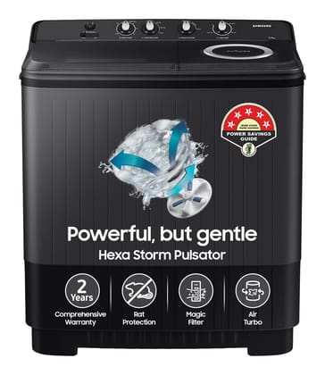 Samsung 11.5 Kg Semi-Automatic Top Load Washing Machine Appliance (WT11A4260GD/TL,Dark Gray) Samsung 11.5 Kg Semi-Automatic Top Load Washing Machine Appliance (WT11A4260GD/TL,Dark Gray) - Dark Gray Body - Ebony Black Base / 11.5 kg Samsung 11.5 Kg Semi-Automatic Top Load Washing Machine Appliance (WT11A4260GD/TL,Dark Gray) Samsung 11.5 Kg Semi-Automatic Top Load Washing Machine Appliance (WT11A4260GD/TL,Dark Gray) - Dark Gray Body - Ebony Black Base / 11.5 kg