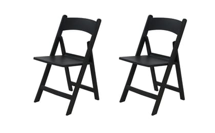 Supreme Furniture Joy Foldable Plastic Chair | Suitable for Home, Garden, Office, Living Room, Cafeteria, Restaurant, Hotel, Resort, Indoor & Outdoor