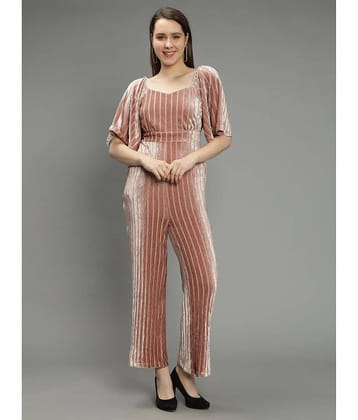 NUEVOSDAMAS - Pink Polyester Regular Fit Women's Jumpsuit ( Pack of 1 )